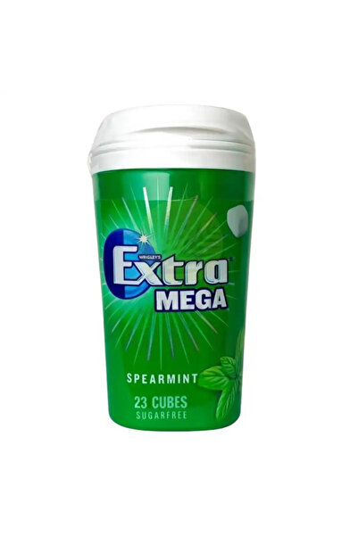 Extra مكعبات علكة ميجا بوتيل بنكهة النعناع خالية من السكر - 23 قطعة