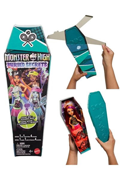 MONSTER HIGH Gizemli Sırlar 4 - Tenis Kortu Serisi Sürpriz Paket HYV64