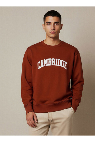 SP Characters Men Regular Fit Cambridge Print Sweatshirt