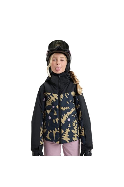 Roxy سترة تزلج للفتيات من Free Jet Block Girl Jk سترة تزلج للفتيات من SNOWBOARD ERGTJ03197