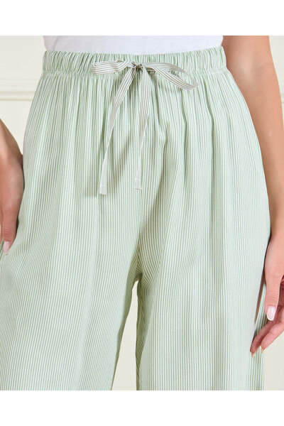 REDTAG Women Green Printed Pyjama Bottoms