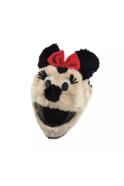Gonga Husa amuzanta casca moto Funny Rider, marime universala, Gonga® Minnie Mouse