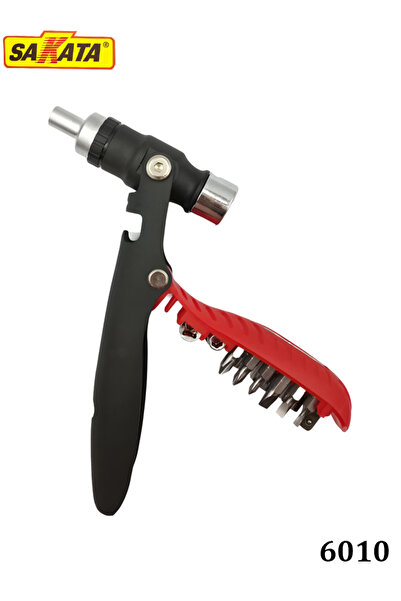 Sakata 18-in-1 Ratchet Hammer and Screwdriver Bit Set Model 6010 Multi-Function Compact Tool Kit