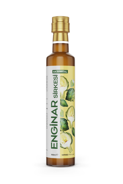 Aksu Vital Enginar Sirkesi 500 ml - Katkısız, Doğal Fermantasyon