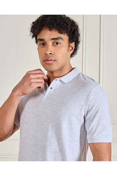 REDTAG Men Ecru Classic Polo Shirt