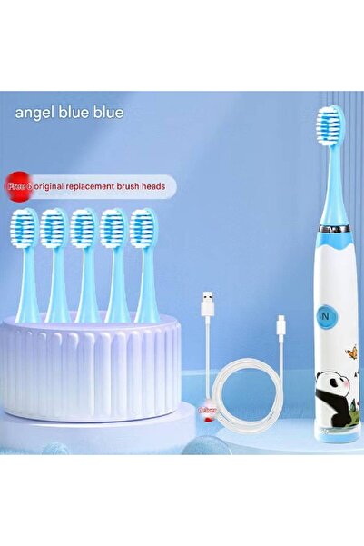 NKX فرشاة أسنان كهربائية للأطفال لطيفة وممتعة، معتمدة من أطباء أسنان الأطفال ...