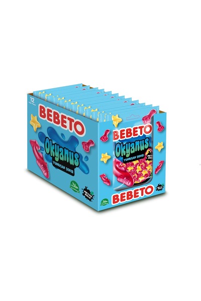 BEBETO مجموعة أوشن بارك 80 جرام × 12 قطعة