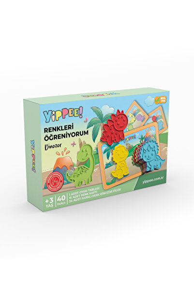 YİPPEE أنا أتعلم الألوان – موضوع الديناصورات |   لعبة مطابقة الألوان