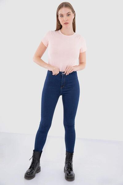 CARINA بلوزة فيسكوز بأكمام قصيرة