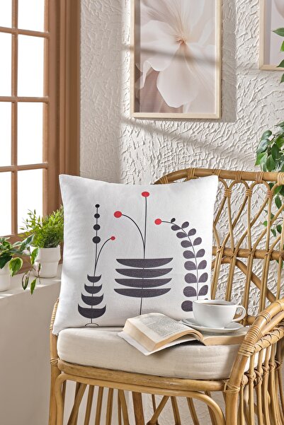 Loselya Κάλυμμα μαξιλαριού Soft Velvet με τύπωμα 43 x 43 cm