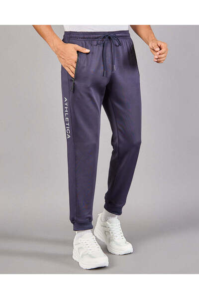 REDTAG Men Navy Printed Active Pants