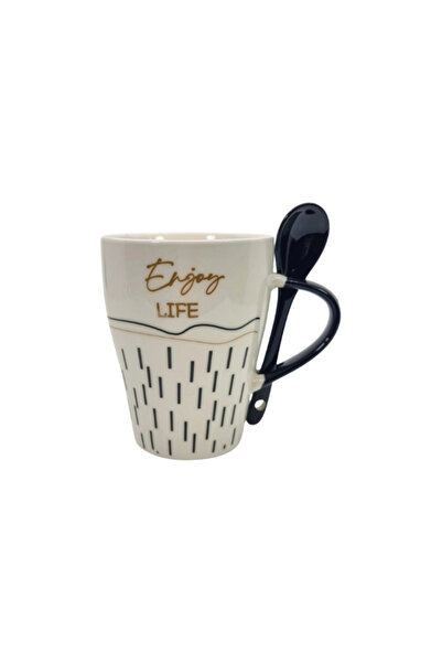 Tohana Motivational Gift Ceramic Mug with Spoon