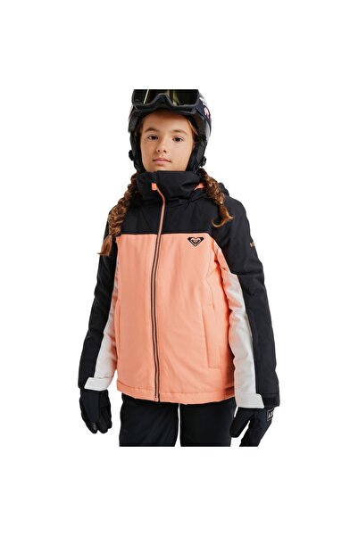Roxy Galaxy Girl Jk Girls' Orange Snowboard Jacket Girls' Snowboard Jacket Ergtj03200