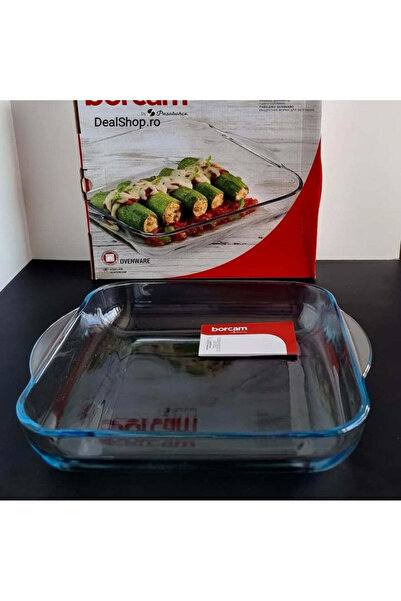 dealshopromania Tavă pătrată rezistentă la căldură Yena 28x31 cm, tavă de cuptor Borcam 59024