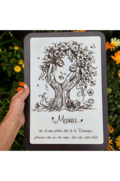 CadouriOriginale Placă albă din MDF pentru mama