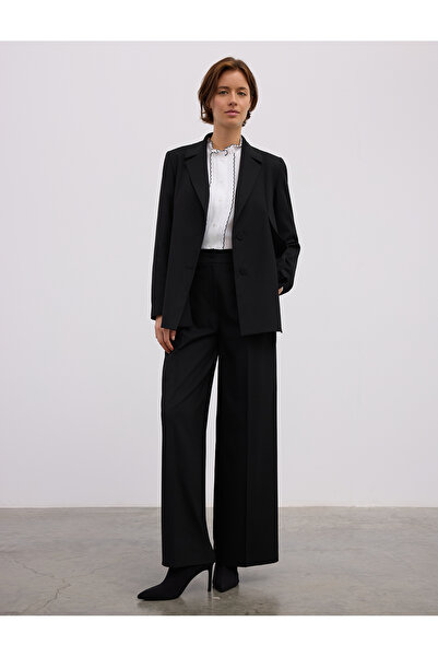 BGN workshop Yirtmac Detailled Viscose Mixed Blazer Jacket