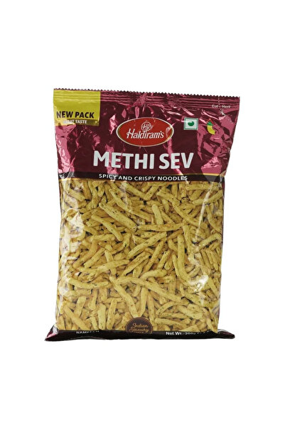 Haldirams ميثي سيف، نودلز حارة ومقرمشة، نامكين هندي - 200 غرام، عبوة من قطعتين