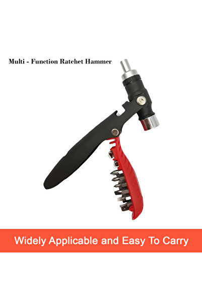 Sakata 18-in-1 Ratchet Hammer and Screwdriver Bit Set Model 6010 Multi-Function Compact Tool Kit