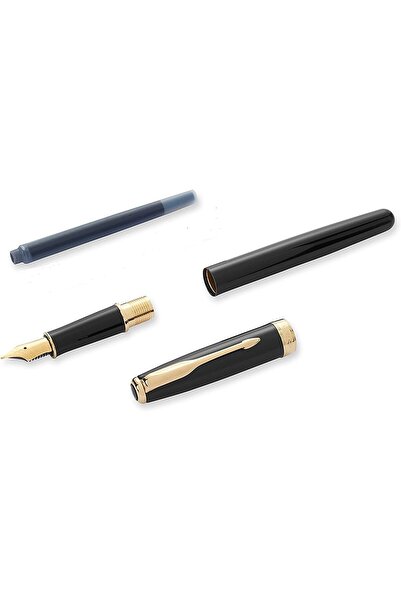 Parker Quink Fountain Pen Refills S0116210, Long Cartridges - 2x5 Pack, Blue Washable Ink