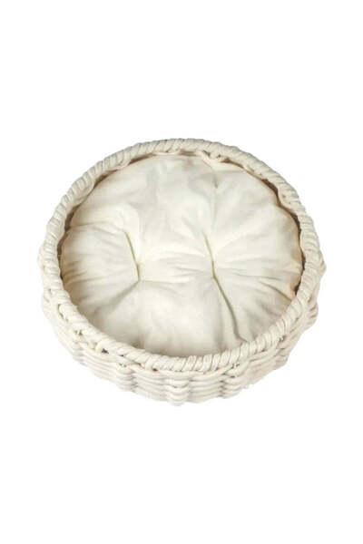 Other Waffle Cotton Pet Bed - Cream