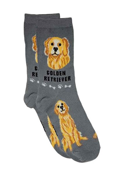 Foozys جوارب بوليستر مطبوع بنقشة Golden Retriever مقاس 9-11