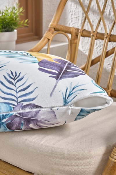 Loselya Soft Velvet Printed 43 X 43 cm Throw Pillow Cover