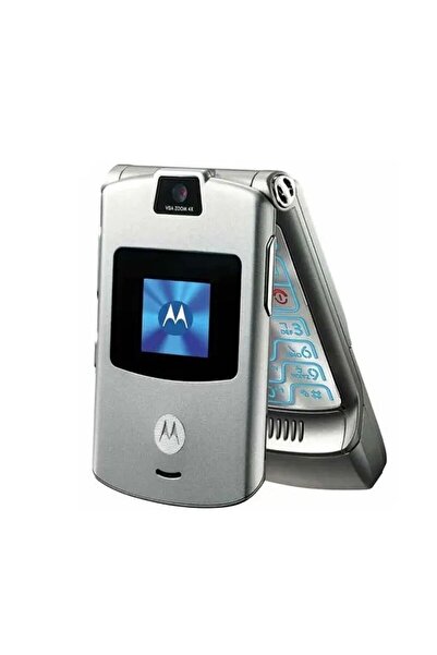 Generic Motorola RAZR V3/V3i non-intelligent GSM 2G Flip Mobile - Black
