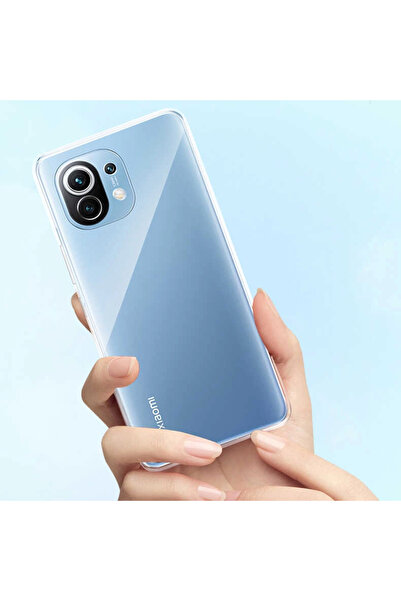 HTstore Xiaomi Compatible Mi 11 Lite Case Tough Camera Protection Super Silicone Cover