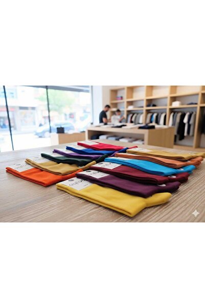 Aytuğ PAMUK SOKET ERKEK ÇORABI; ASORTİ 12'Lİ KUTU; MEVSİMLİK; 41-45