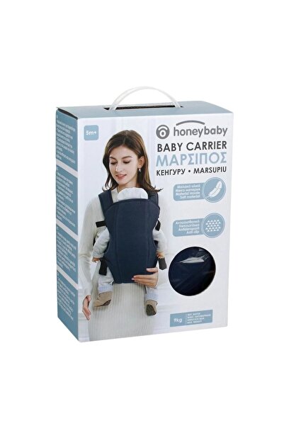 OEM Ergonomic baby carrier, 3 carrying positions, breathable material, blue
