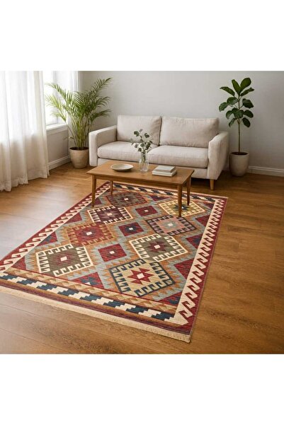 Evidea Soft Kökez Halı - Renkli - 120x180 cm