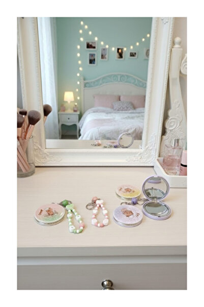 Tohana Capybara Pocket Mirror Keychain Round