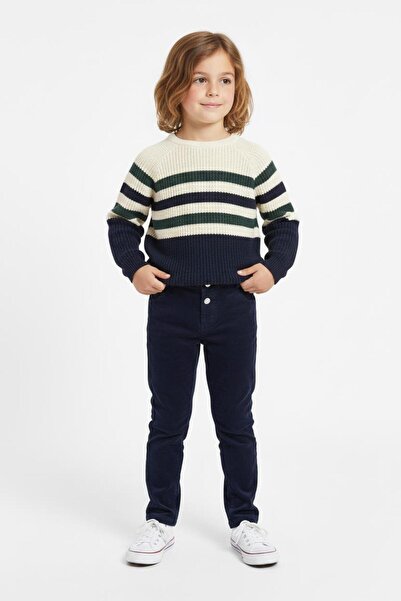 MiaBaby Striped Knitwear Sweater Pants Set