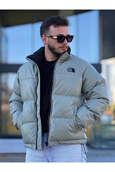 KINGAF ΑΝΔΡΙΚΟ ΠΑΛΤΟ ΦΟΥΤΕΡ ΔΕΡΜΑΤΙΝΟ