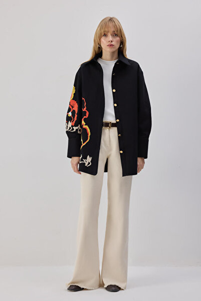 Touché Privé Embroidered Gabardine Shirt