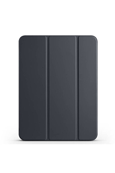 HTstore iPad Compatible Pro 11 2025 M5 Zore Smart Cover with Pen Compartment and Stand 1-1 Case-Black