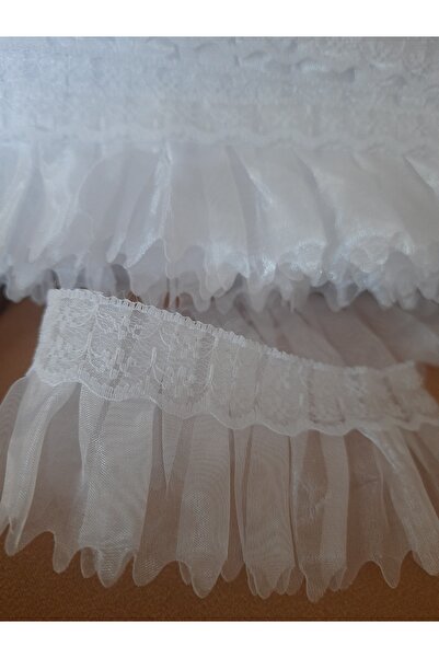 ksndizayn ORGANZE FIRFIRLI DANTEL 5 CM