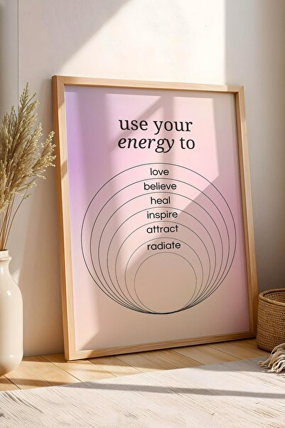 Saturn Utilizați-vă energia pentru a-i iubi pe alții Tablou înrămat Aura Ener...