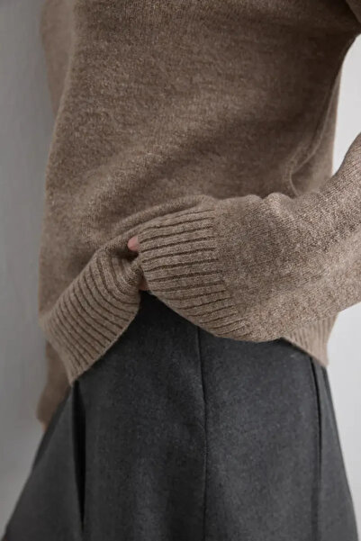 Gusto Βασικό πλεκτό πουλόβερ - Βιζόν