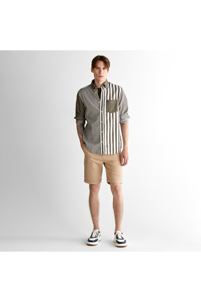 Gant Erkek Bej Slim Fit Şort