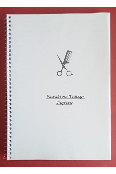 DEFTERSAN A4 Kuaför berber randevu takip defteri 95 yaprak