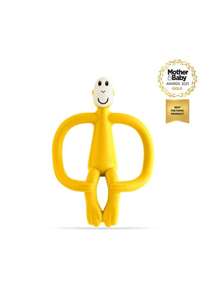 Matchstick Monkey Silikon Diş Kaşıyıcı / Monkey (Sarı)