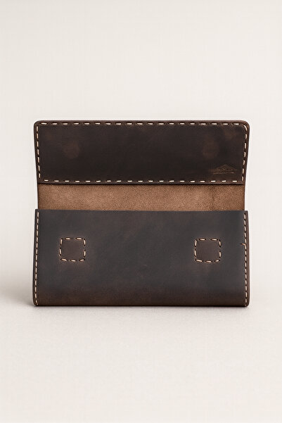 Colermi Genuine Leather Magnetic Flip Card Holder & Wallet – 12 Card Capacity, with Phone and Coin Compartment