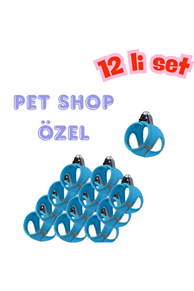 Mita Set of 12 Air Mesh 3XS Breast Collar Turquoise