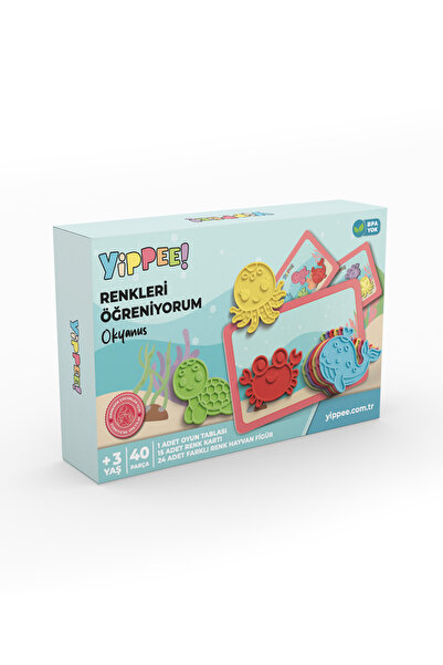 YİPPEE أنا أتعلم الألوان - مجموعة ألعاب تعليمية لمطابقة الألوان