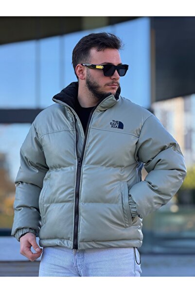 KINGAF ΑΝΔΡΙΚΟ ΠΑΛΤΟ ΦΟΥΤΕΡ ΔΕΡΜΑΤΙΝΟ