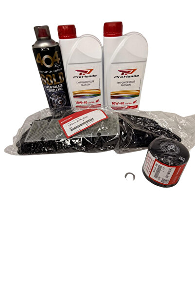 Honda Forza 250 2018-2020 Orjinal Bakım Seti | Yağ, Hava Filtresi, Yağ Filtresi, Balata Spreyi