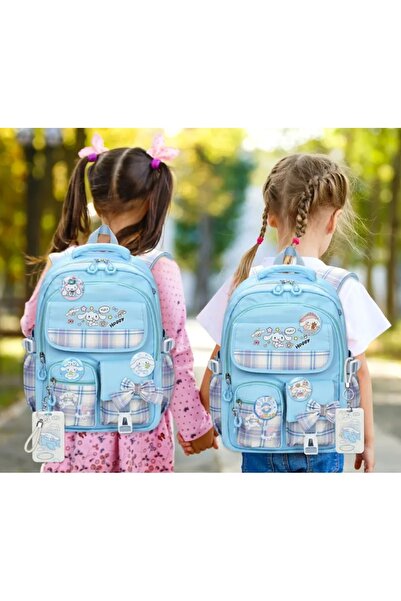 SANRIO CANTAS DE SCOALA DE DIMENSIUNE MARE CU MODEL DE CÂINE CINNAMOROLL