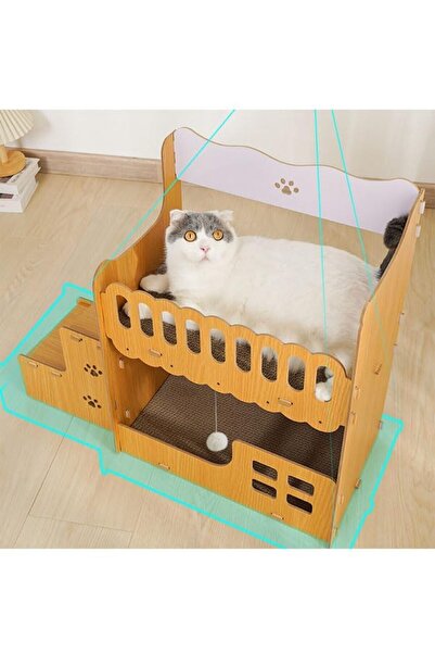 NKX Multi-Level Kitten Play Tree with Scratching Post and Ladder