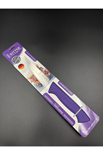 Solingen Doğrama Et Sebze Meyve Genel Kullanım Bıçağı Mor 13 cm